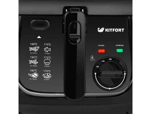 Фритюрница KITFORT КТ-2018 черный